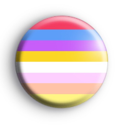 Pangender Colourful Pride Flag Badge