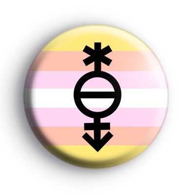 Pangender Symbol Badge