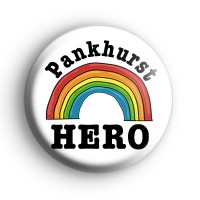 Pankhurst Hero Rainbow Badge
