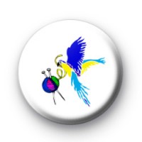 Parrot and Yarn custom badge