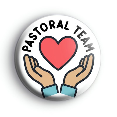 Pastoral Team Hands Button Badge