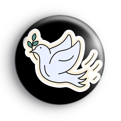Classic Peace Dove Badge