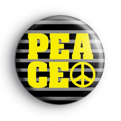 Peace Yellow Symbol badge