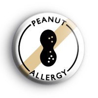 Peanut Allergy Warning Badge