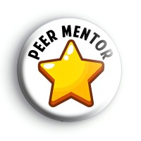 Peer Mentor Golden Star Badge Peer Mentor Golden Star Badge
