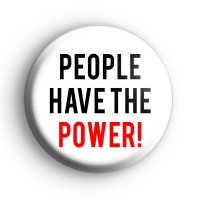 People Have The Power Badge