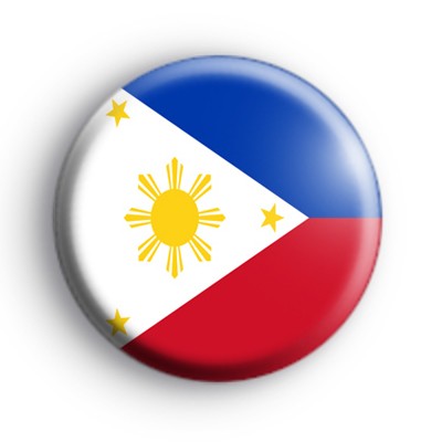 Philippines Flag Button Badge