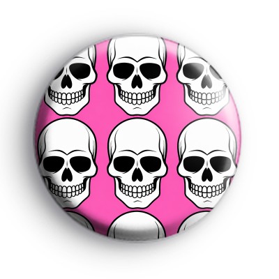 Pink Skulls Badge