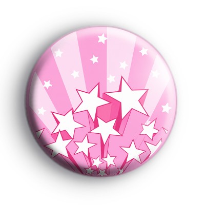 Pink Stars and Stripes Badges