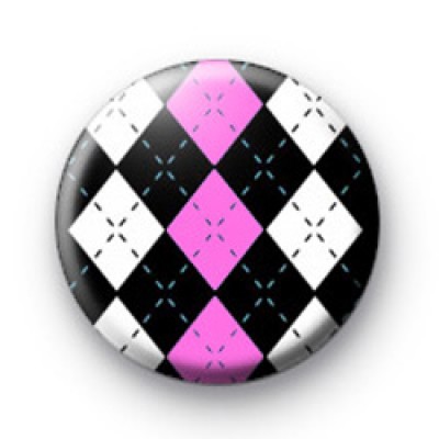 Diamond Pattern Pink badges