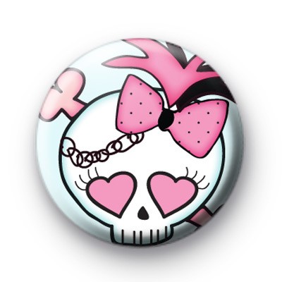 Rock On Rocker Skull Badges