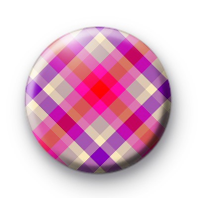 Pink and Purple Plaid Pattern badge