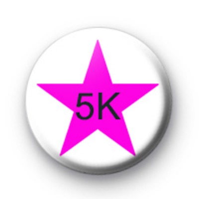 Pink Star 5k Custom badge