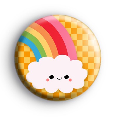 Positive Happy Rainbow Badge
