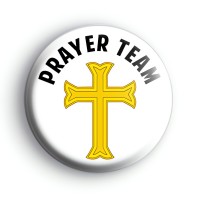 Prayer Team Cross Badge Button Badges