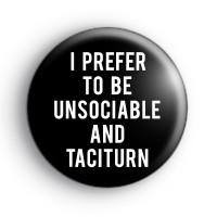 Jane Austen Pride and Prejudice Quote Badge Button Badges