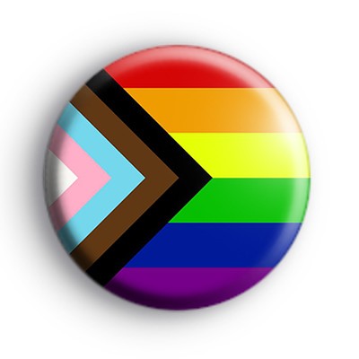 Progress Pride Flag Badge