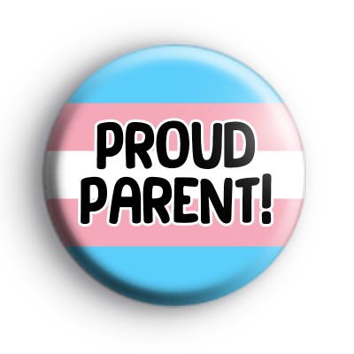 Transgender Proud Parent Flag Badge