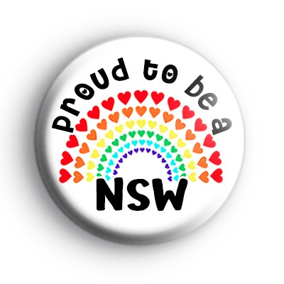 Proud To Be A NSW Rainbow Badge
