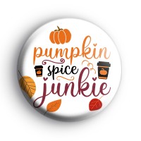 Pumpkin Spice Junkie Fall Badge