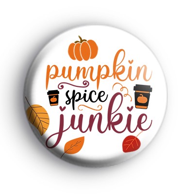 Pumpkin Spice Junkie Fall Badge