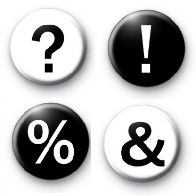 Punctuation Badge Set