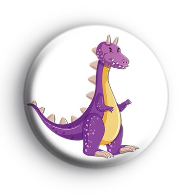 Purple Dinosaur Badge