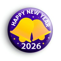 Purple Happy New Year 2026 Badge
