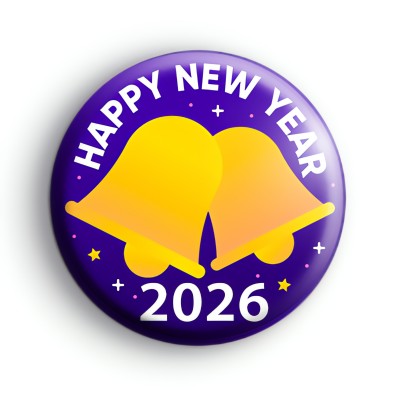 Purple Happy New Year 2026 Badge