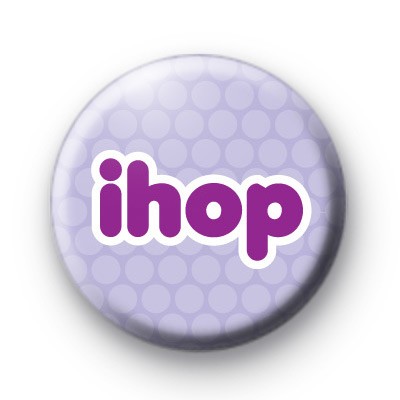 iHop Purple Bunny Badge