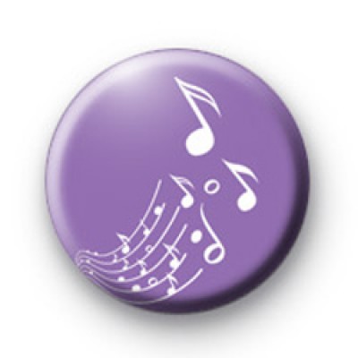 Purple Music Notes Badge
