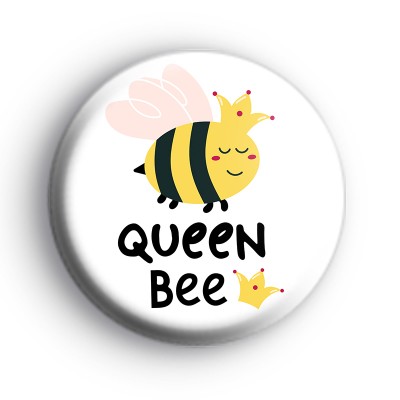 Queen Bee Bumble Bee Badge