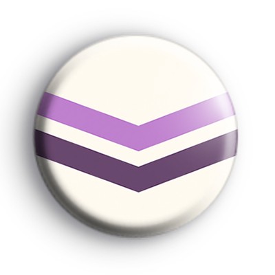 Queer Pride Chevron Flag Badge