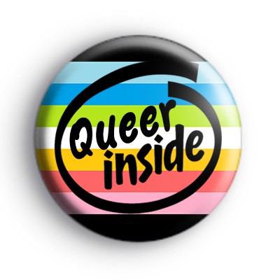 Queer Inside Pride Badge