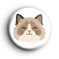 Ragdoll Cat Breed Badge Button Badges