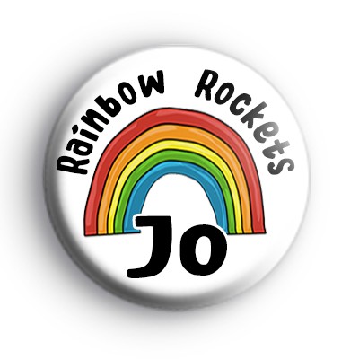 Rainbow Rockets Name Badge