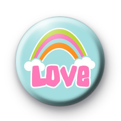 Rainbow Love Cloud Badge