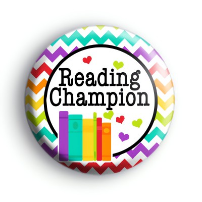 Rainbow Reading Champion Badge
