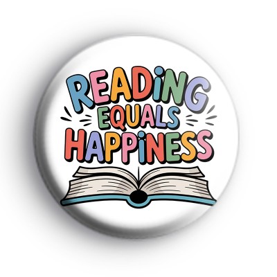 Reading Equals Happiness Badge