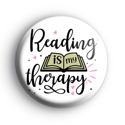 Reading Is My Therapy Badge