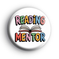 Reading Mentor Colourful Badge Button Badges