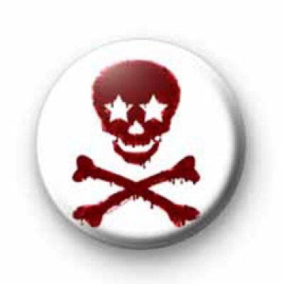 Star eyed skull badges