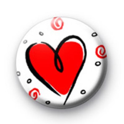 Swirly Heart Badges