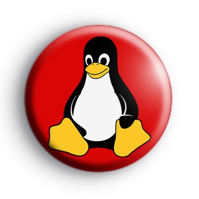 Tux Linux Red Badge