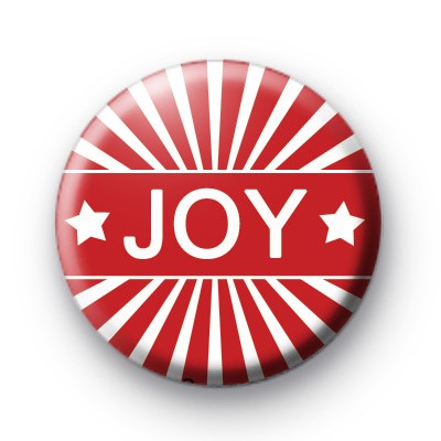 Christmas Joy Red Badges