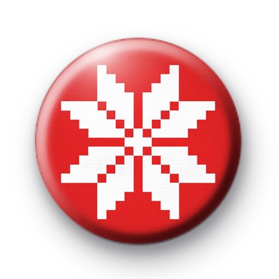 Swedish Snowflake Badge