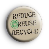 Recycle Brown Badge