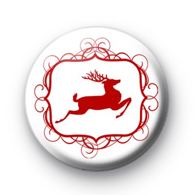 Reindeer Prancer Button Badges