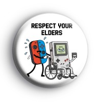 Funny Retro Gamer Button Badge Button Badges
