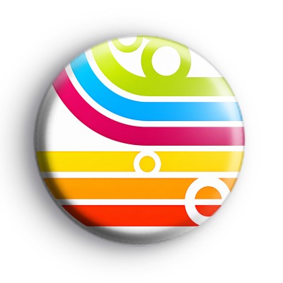 Retro Rainbow Badges